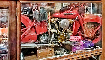 Bear's Vintage Metalworks Harley Museum